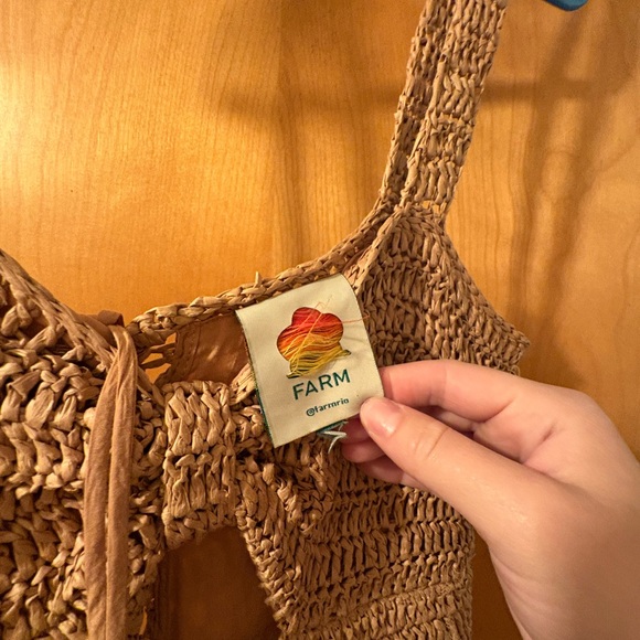 FARM Rio Tan Crochet Dress - Picture 4 of 5